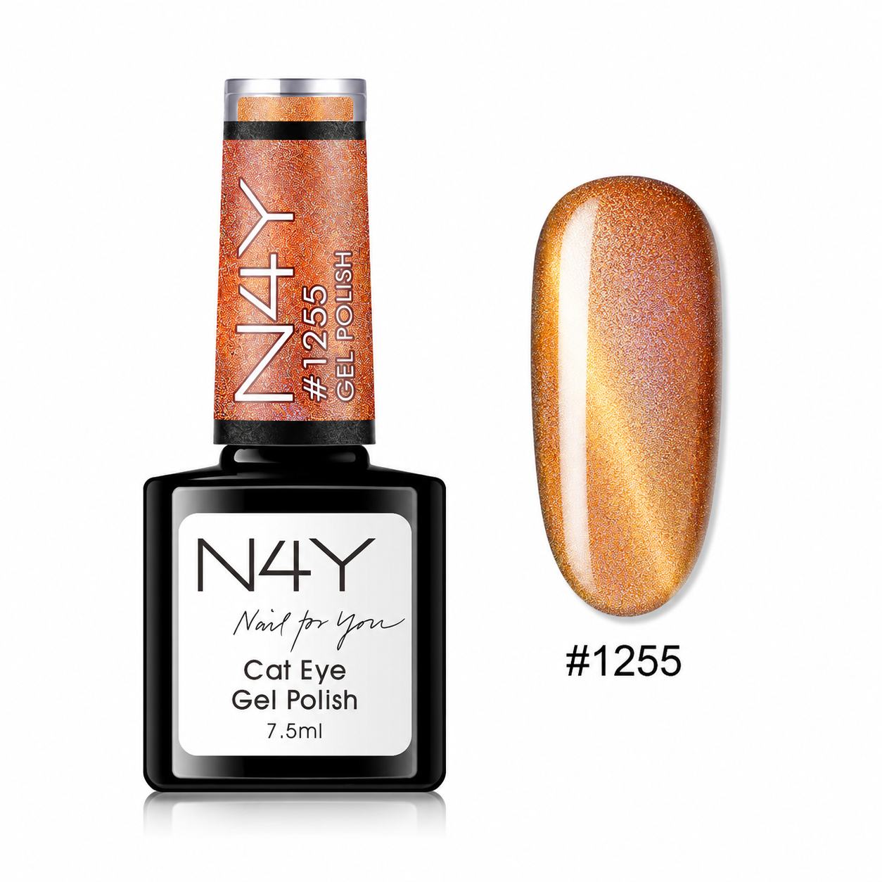 Gel Polish Sunset Spark Cat eye