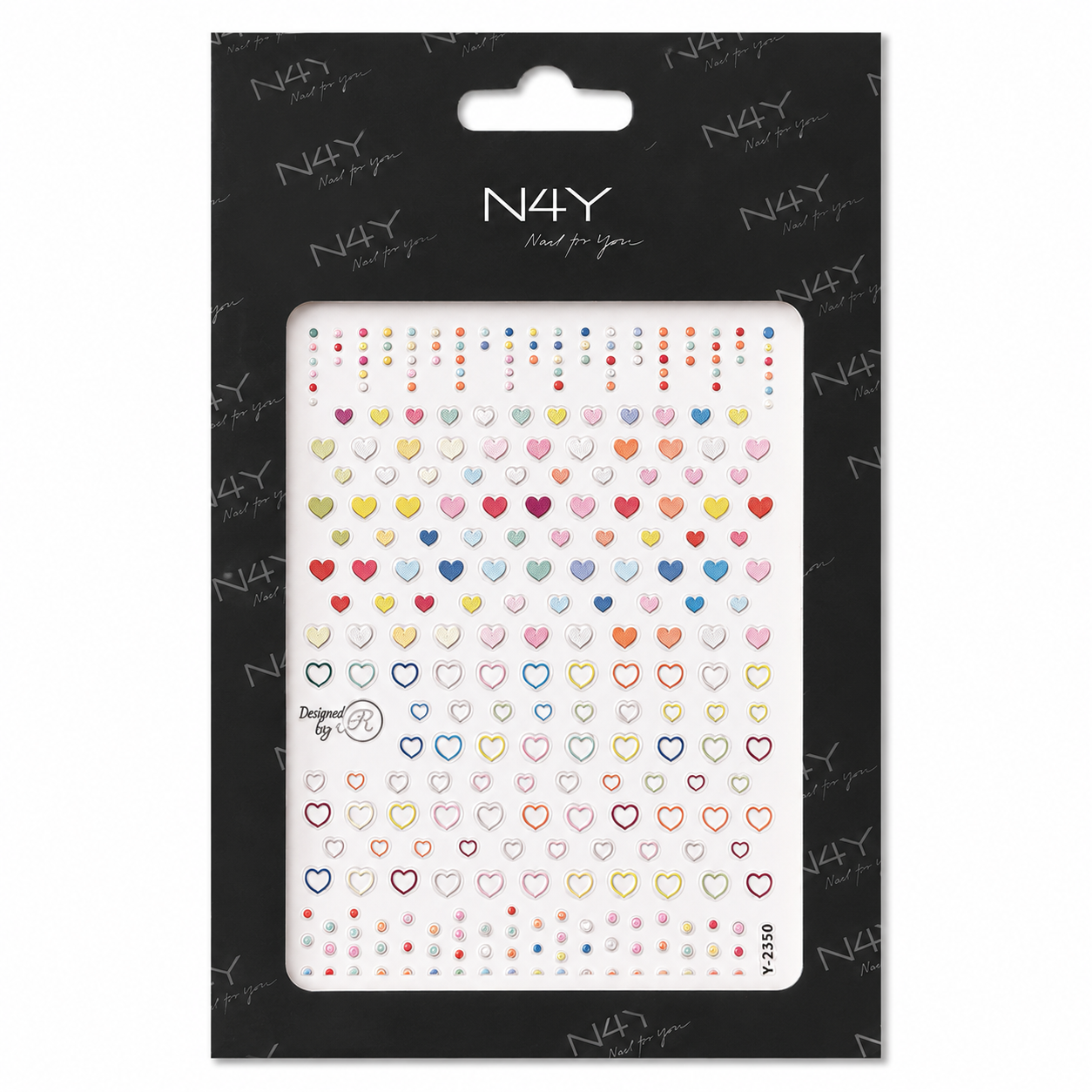 Hjeter sticker , Nailart sticker
