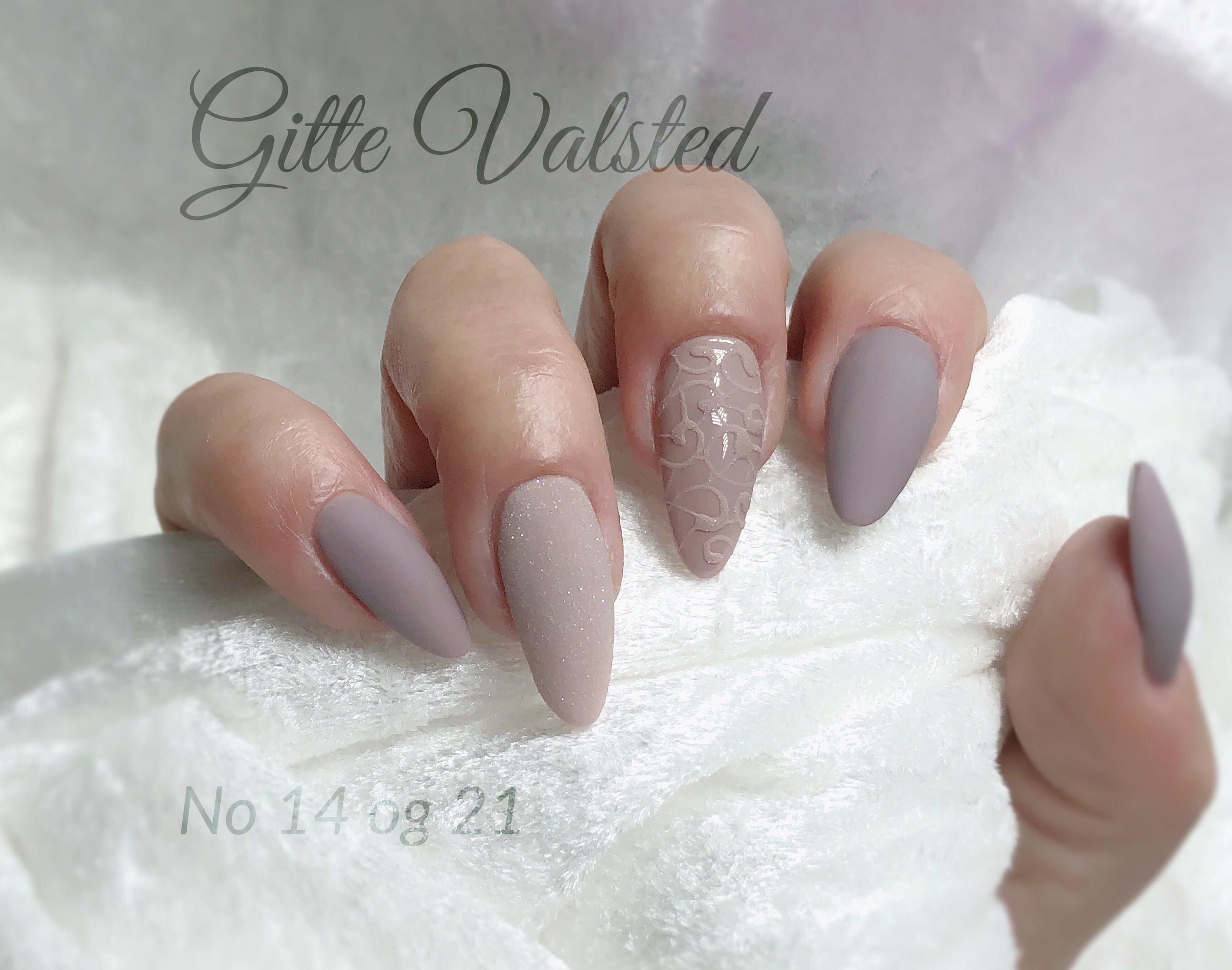 Gel Polish Purple Nude