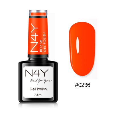Gel Polish Deep Orange Neon