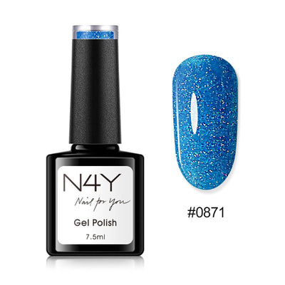 Gel Polish Sapphire Sky Sparkle