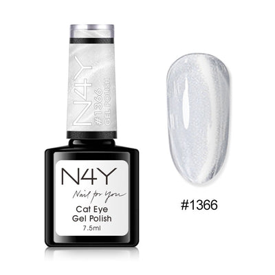 Gel Polish cat eye Silver Glow
