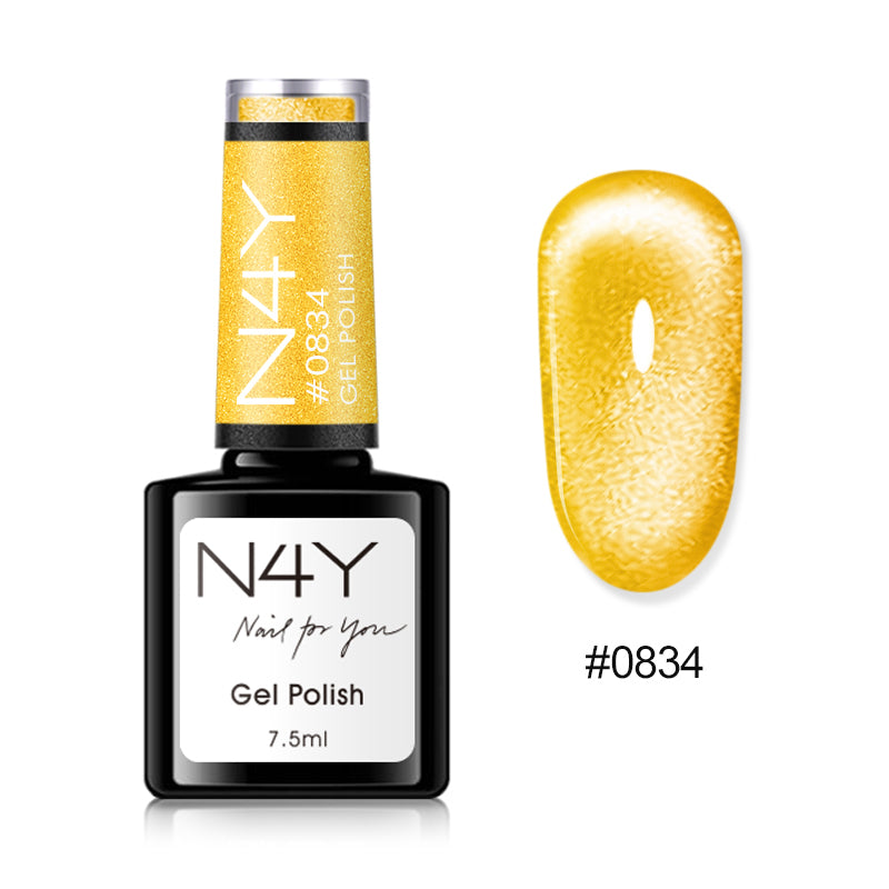 Gel Polish Cateye Gold