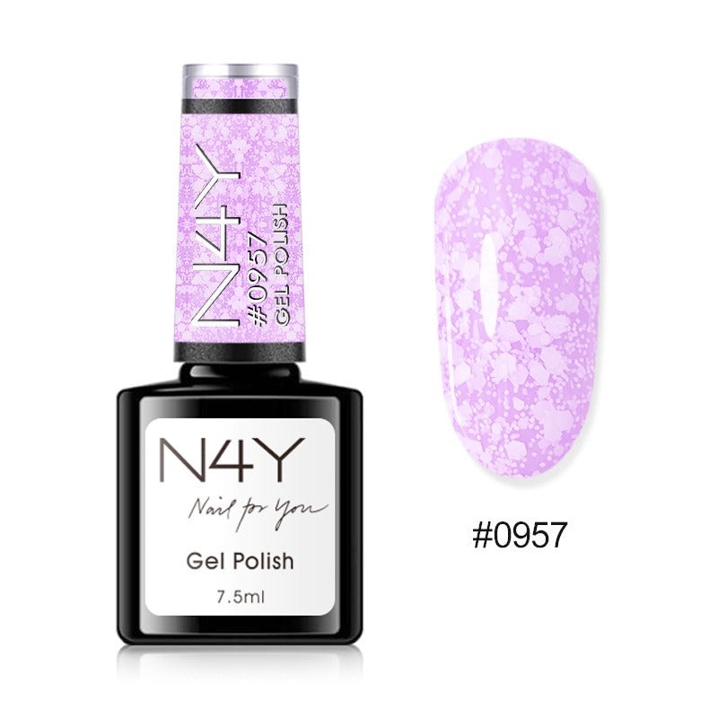 Gel Polish Purple Snow