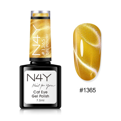 Gel Polish Cat Eye Gold