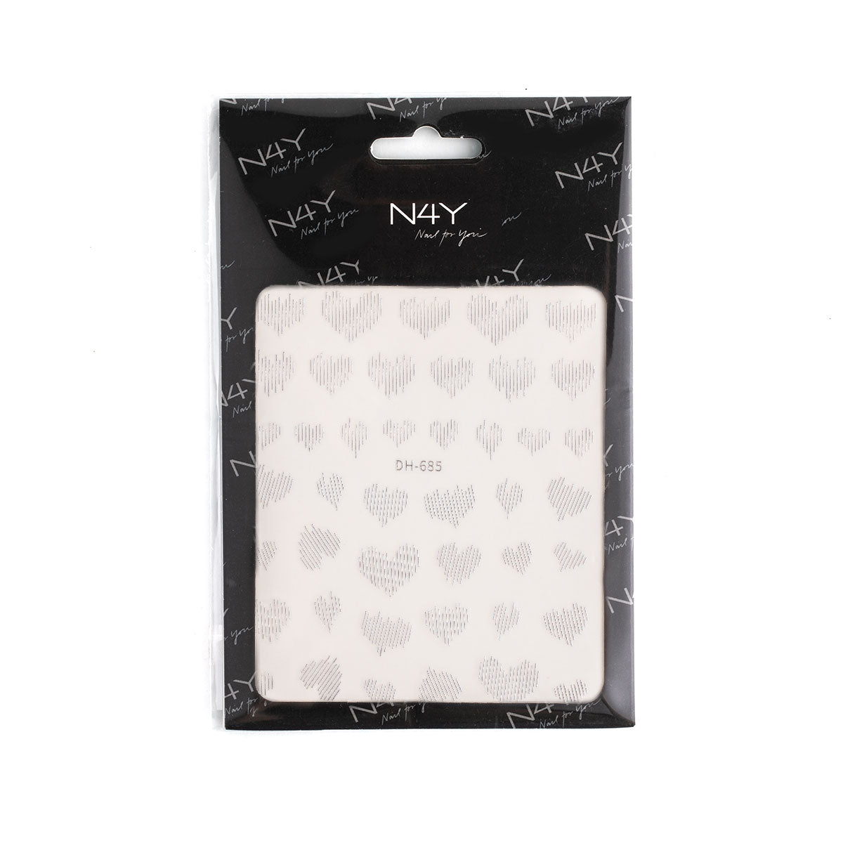 Sticker Heart silver