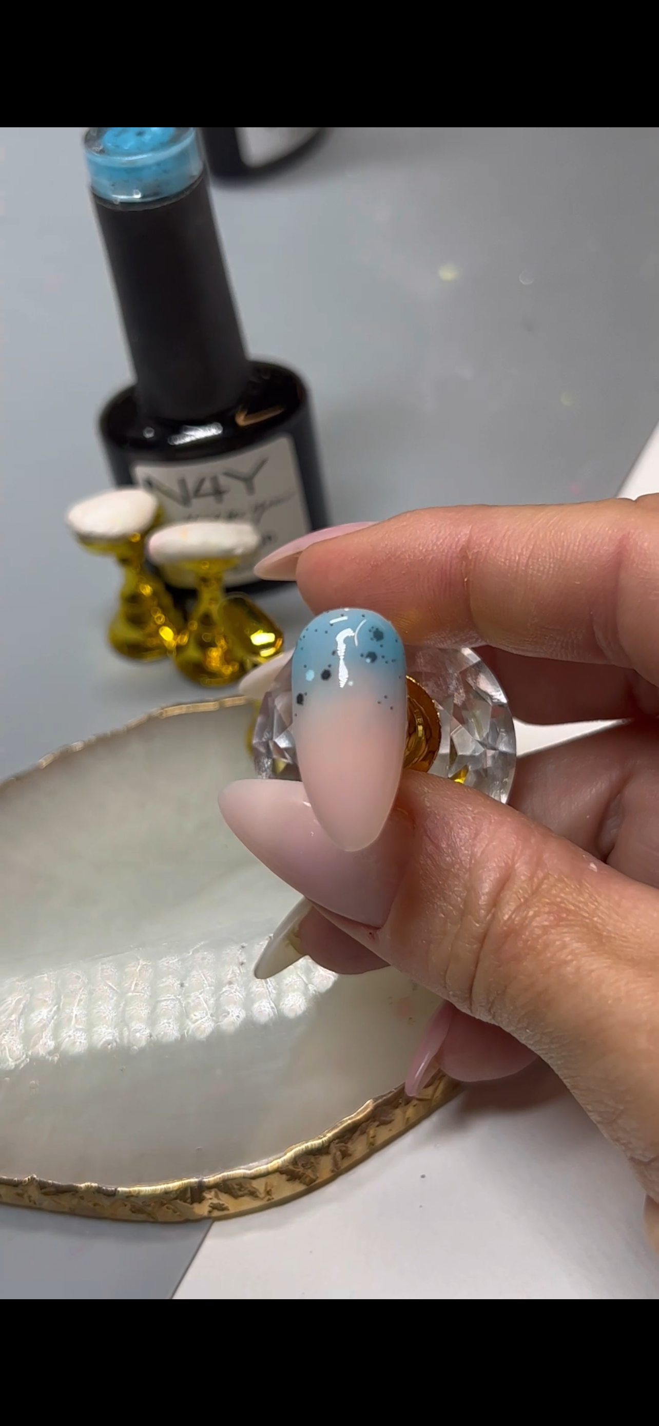 Nail art Display Crystal